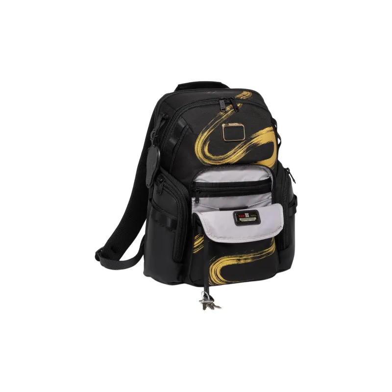 TUMI Nylon Backpack Regular Unisex Black-4