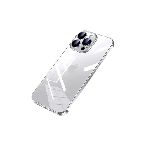 Wei Xin Acrylic Material Transparent Rimless Phone Cases Compatible With IPhone 16/15 Pro Max/Apple 13/14 Pro/Max