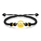 Chinese Zodiac Monkey Bracelet[Black Cord]