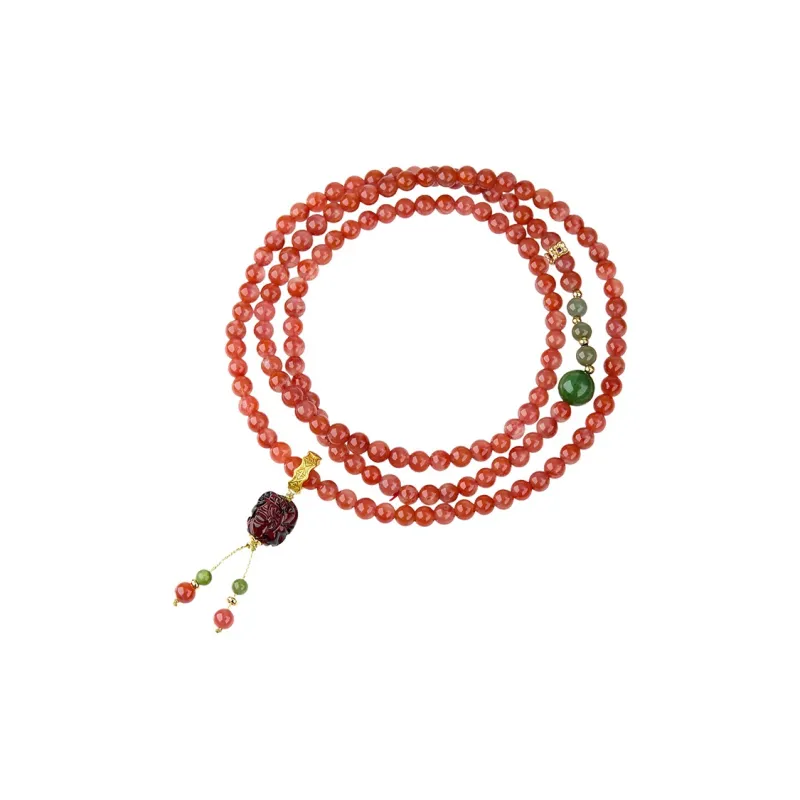 Honglangji Southern Red Agate Bracelets Women's-0