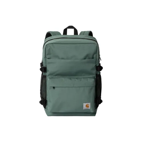 Carhartt WIP Polyester Backpack Unisex Silver Pine Green