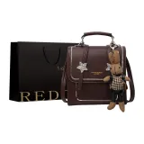 Brown+Charm+Shopping Bag