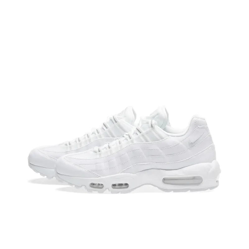 Nike Air Max 95 Anti Slip Wear Resistant Low Top Casual Running Shoes Unisex White-1