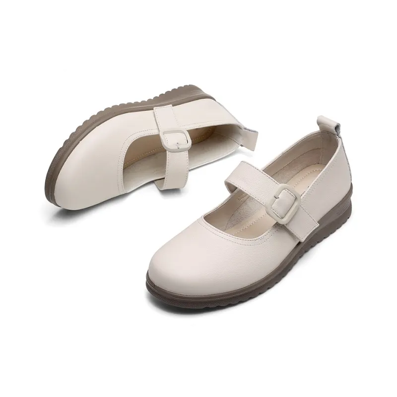 Strongman 3515 Women's Casual Shoes Black Beige White-8