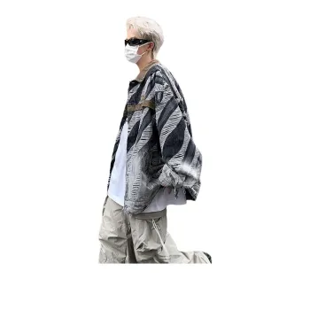 M MAICCO Denim Jacket Unisex Black