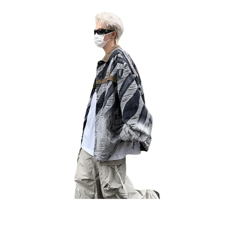M MAICCO Denim Jacket Unisex Black-0