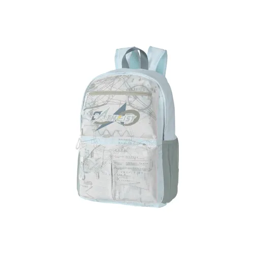 8HINY Polyester Students Backpack Regular Unisex Red