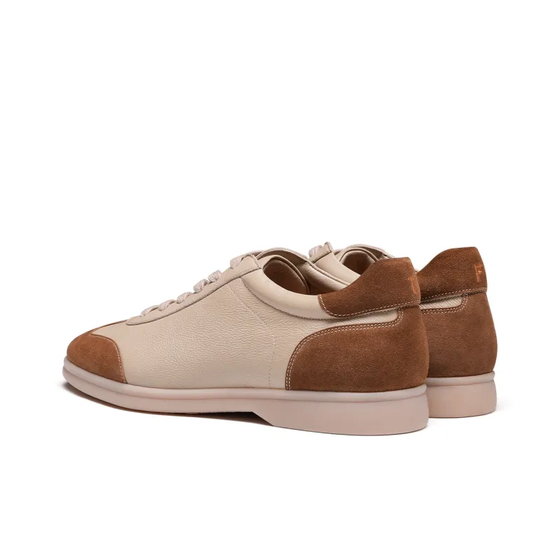 TRUFFAUT Lightweight Breathable German Army Trainers Low Top Casual Shoes Men's-7