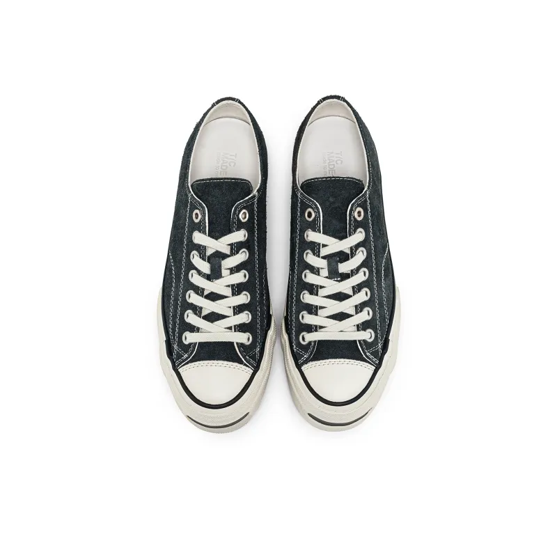 TC TCMADE 024 Abrasion Resistant Low Top Canvas Shoes Unisex Dark Gray-4