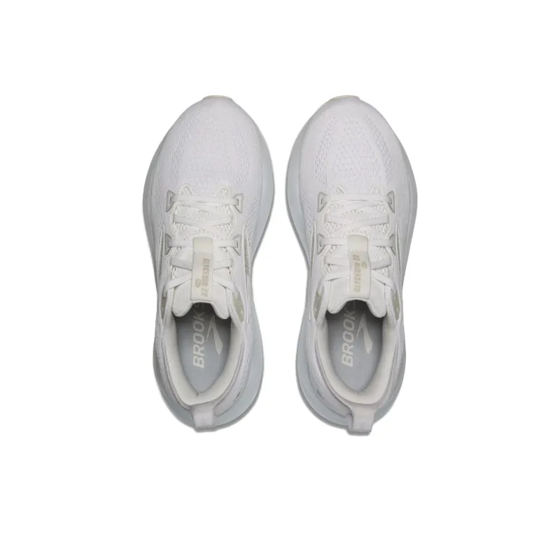 Brooks Glycerin 22 White White Grey Women's-3