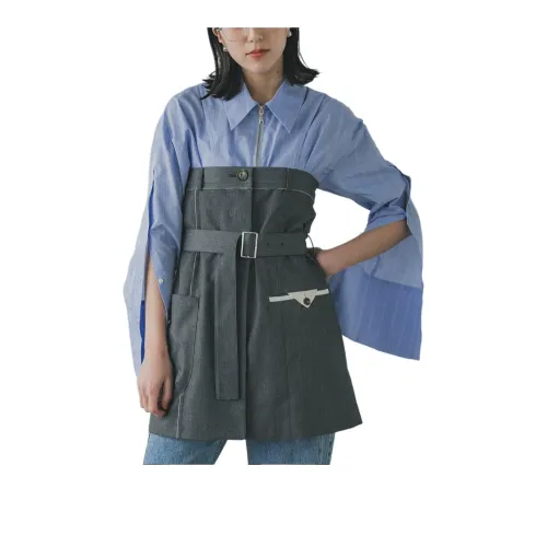 PUBLIC TOKYO Strapless Top Women's Dark Gray