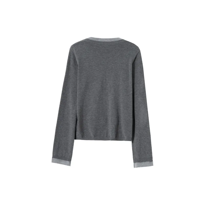 SOON FLOWER Knitwear Women's Gray-1