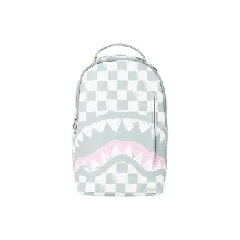 SPRAYGROUND PVC Polyvinyl Chloride Backpack Regular Unisex Gray White