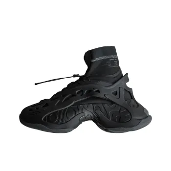 MRBAILEY x Adidas Originals Anti-Slip Wear-Resistant High-Top Casual Shoes Unisex Black