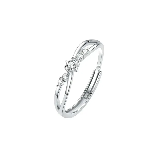 ZHIAIYONGHENG 999 Fine Silver Rings Unisex-9