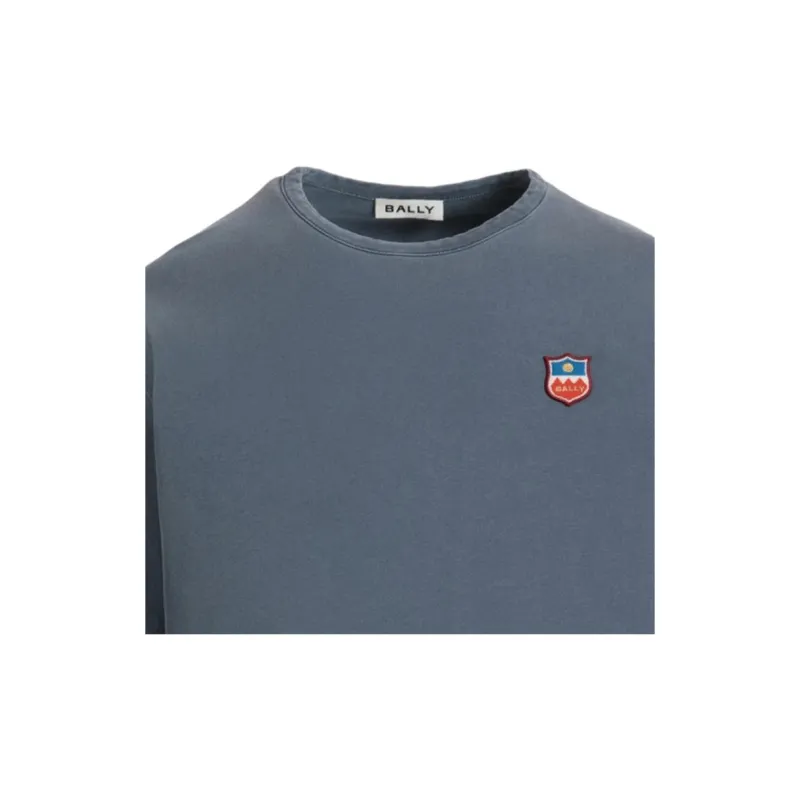 BALLY Logo Patch Long sleeve T shirt-4