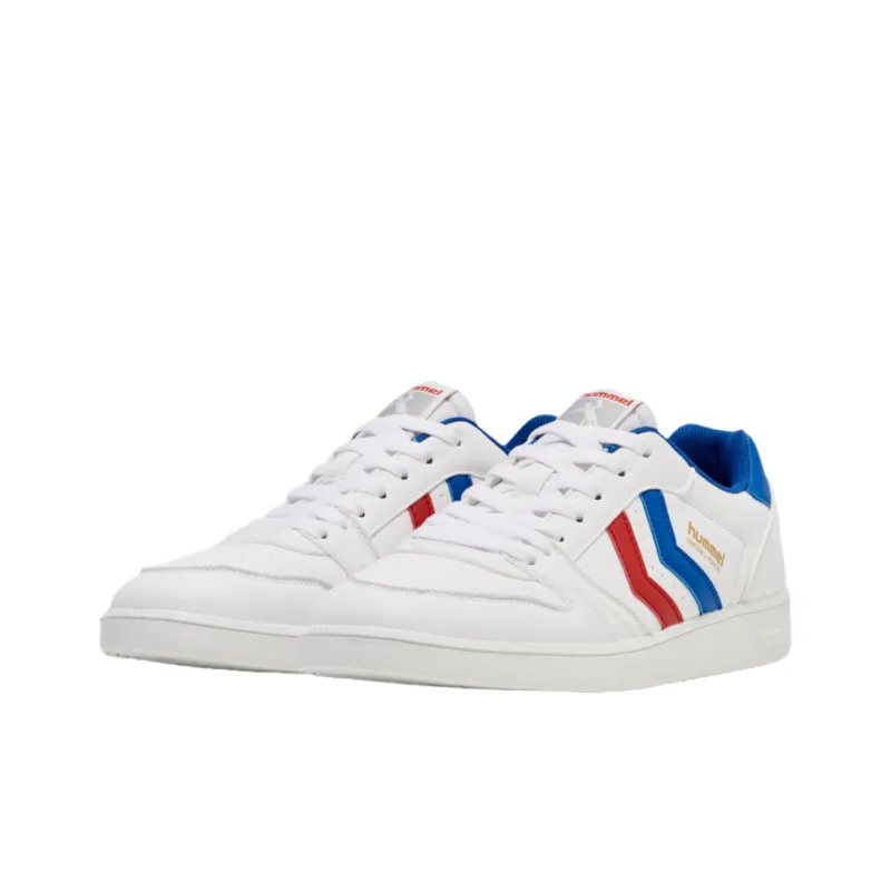 Hummel Anti Slip Wear Resistant Low Top Training Shoes Unisex White-2