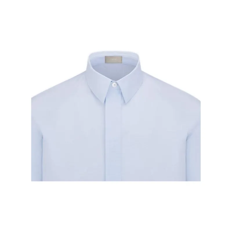 DIOR Shirts Men Light Blue-2