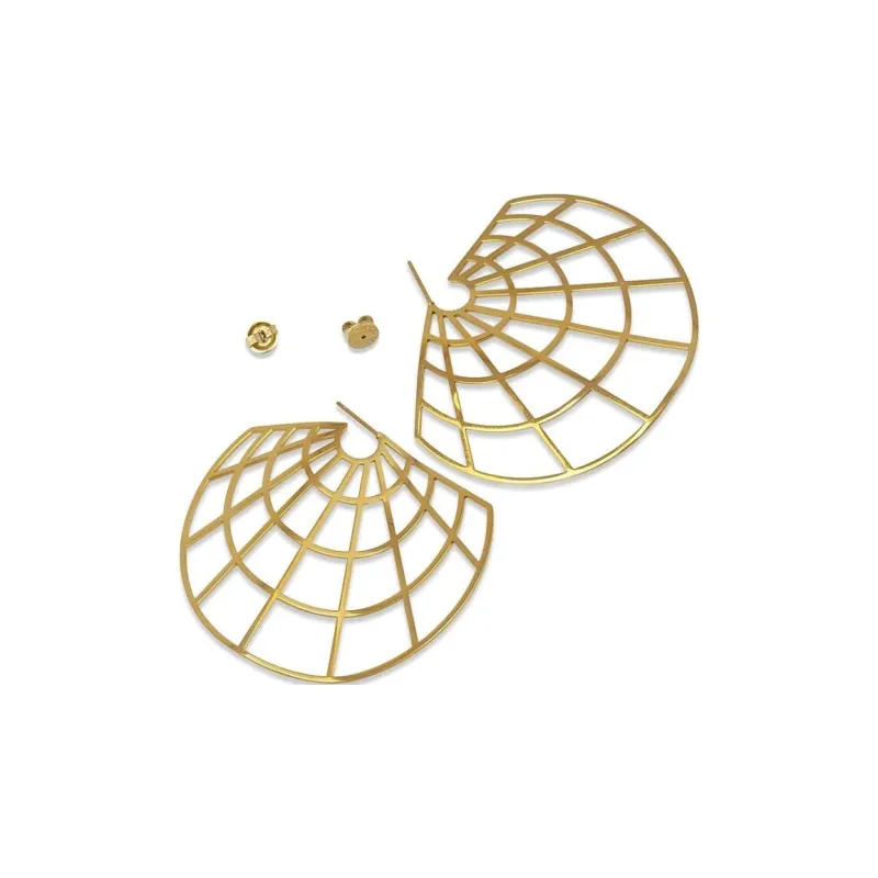 ANARTXY Surgical Steel Earrings Women's Gold/Silver-1