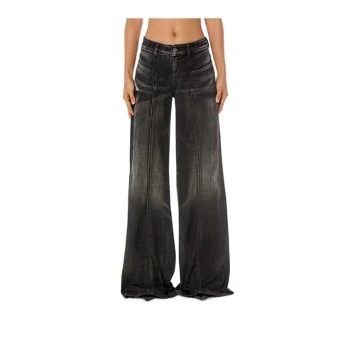 DIESEL D Akii Wide Leg Jeans