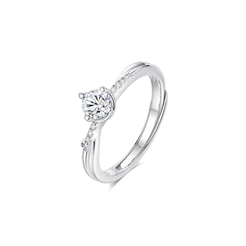 BLANK IN BLANK Zircon Rings Unisex Girlfriend's Birthday Commemoration Anniversary Box-10