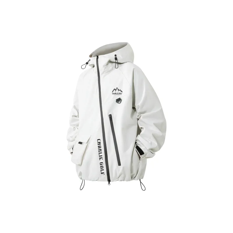 CHARLIE GOLF Water Resistant Windproof Wear Resistant Windbreaker Jacket Unisex-2