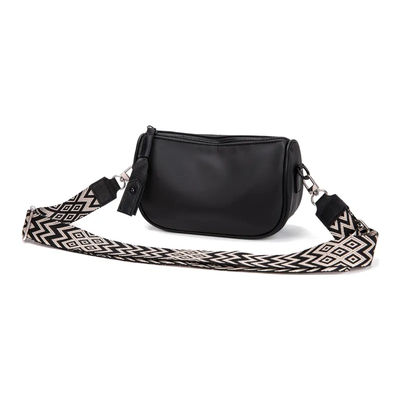 TAKI Oxford Crossbody Bags Regular Unisex Black-3