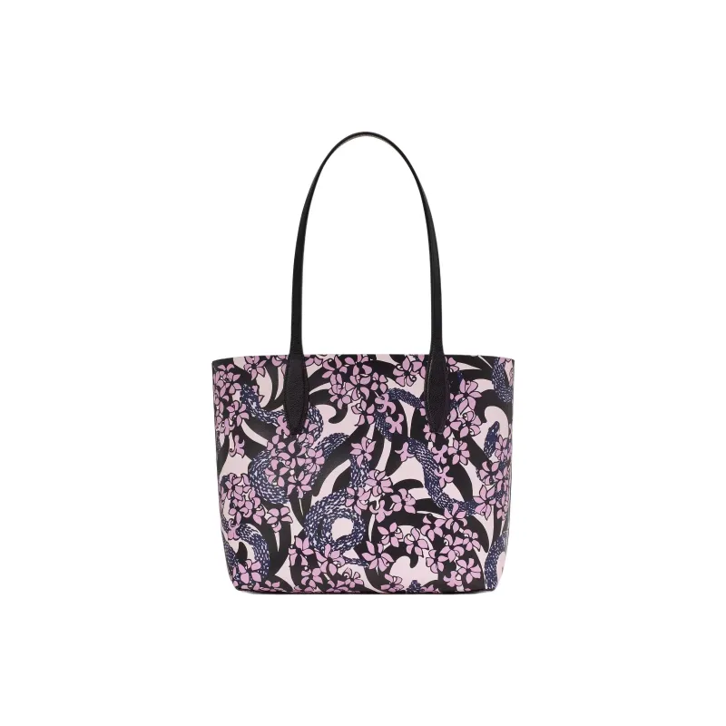 Kate Spade PVC Tote Bag Shopping Bag Shoulder Bags Women's Pink & Black-2