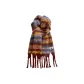 Scarf, Stripes Norway, Sunset Brown