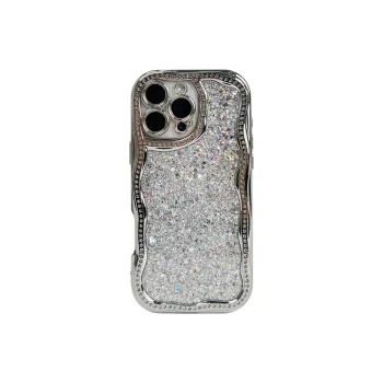 Wei Xin Acrylic Material Glue Drip Glitter Phone Cases Compatible With IPhone 16/15 Pro Max/Apple 13/14 Pro/Max