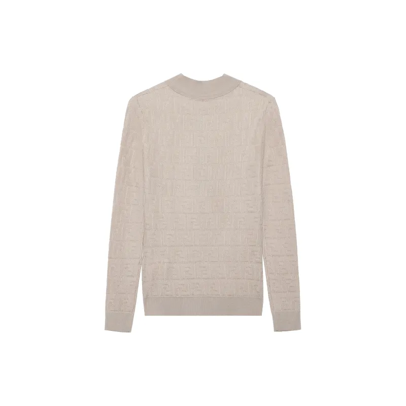 FENDI FW22 Sweater Women's Beige-1