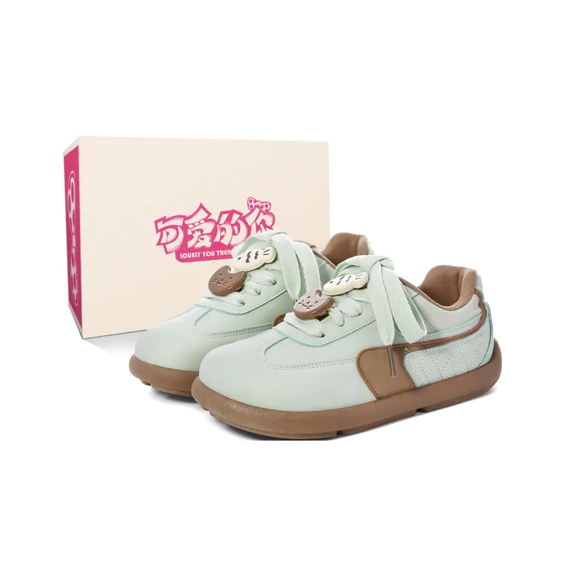 Lovely You Wear resistant And Lightweight Low Top Skateboard Shoes Women's-54