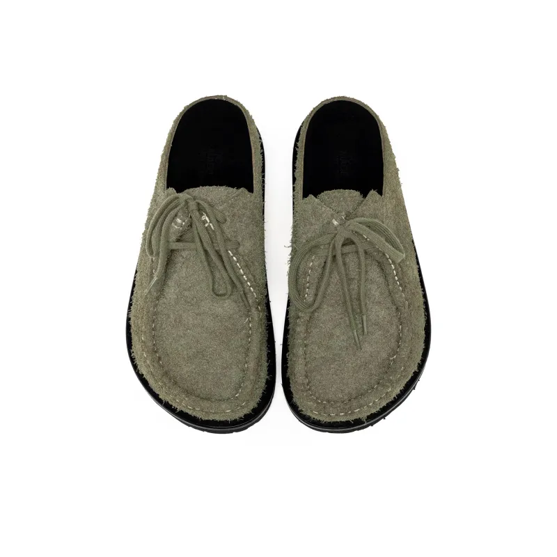 TC Abrasion-Resistant Wrap-toe Slippers Unisex Army Green-2