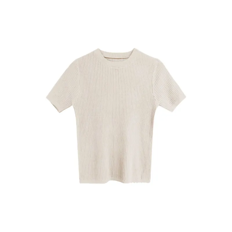 Flowers In Water Undershirt Women's Apricot-0