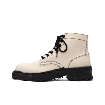MIHARA YASUHIRO Ankle Boots Unisex White