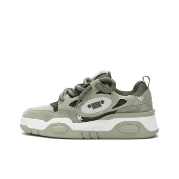 JEEP SPIRIT Height Increasing Breathable Water Resistant Slip Resistant Low Top Skateboard Shoes Men's Dragonwell Green
