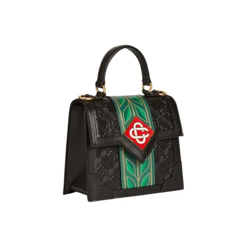 CASABLANCA Calfskin Shoulder Bag Crossbody Bag Handbag Mini Women's Black-1