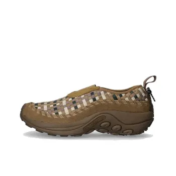 MERRELL Jungle Moc Wear resistant And Lightweight Low Top Casual Shoes Women's Green Brown