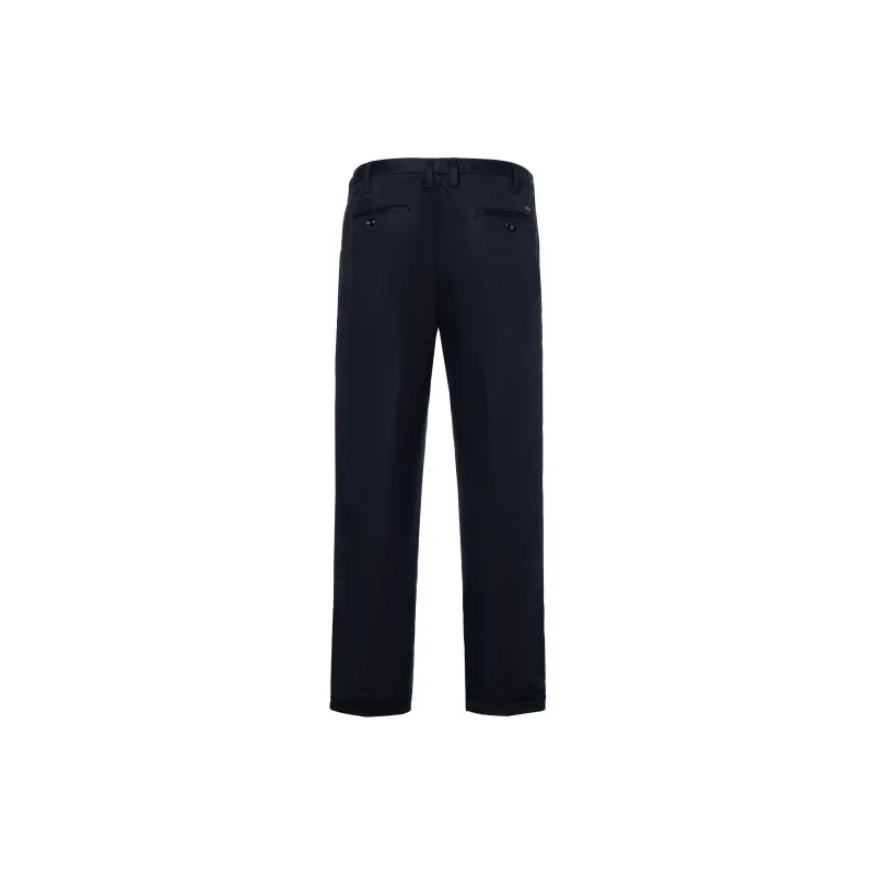 EMPORIO ARMANI Straight Leg Slim Cut Trousers-1
