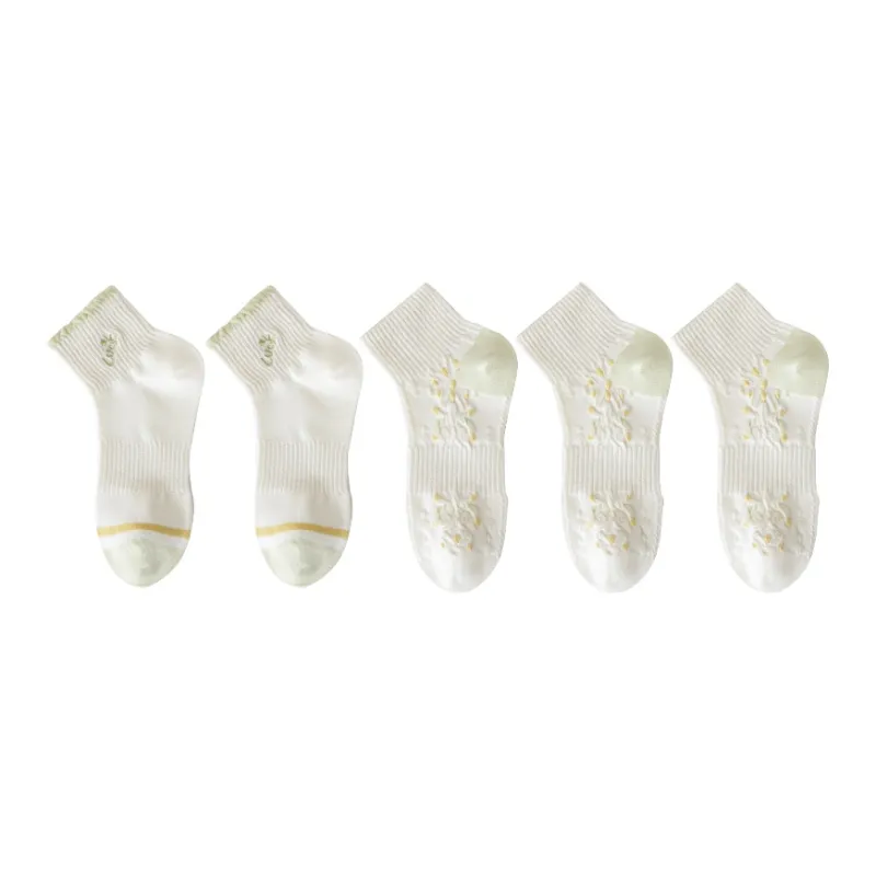 Lan Miao Ankle Socks Women's 5 Pack-7