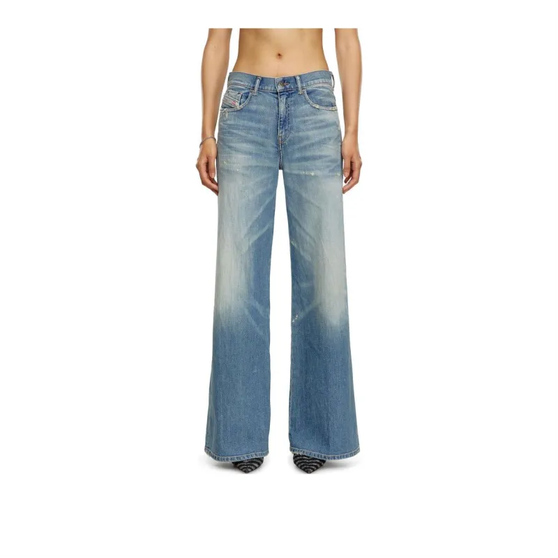 DIESEL 1978 D Akemi Distressed Bootcut Flared Jeans-4