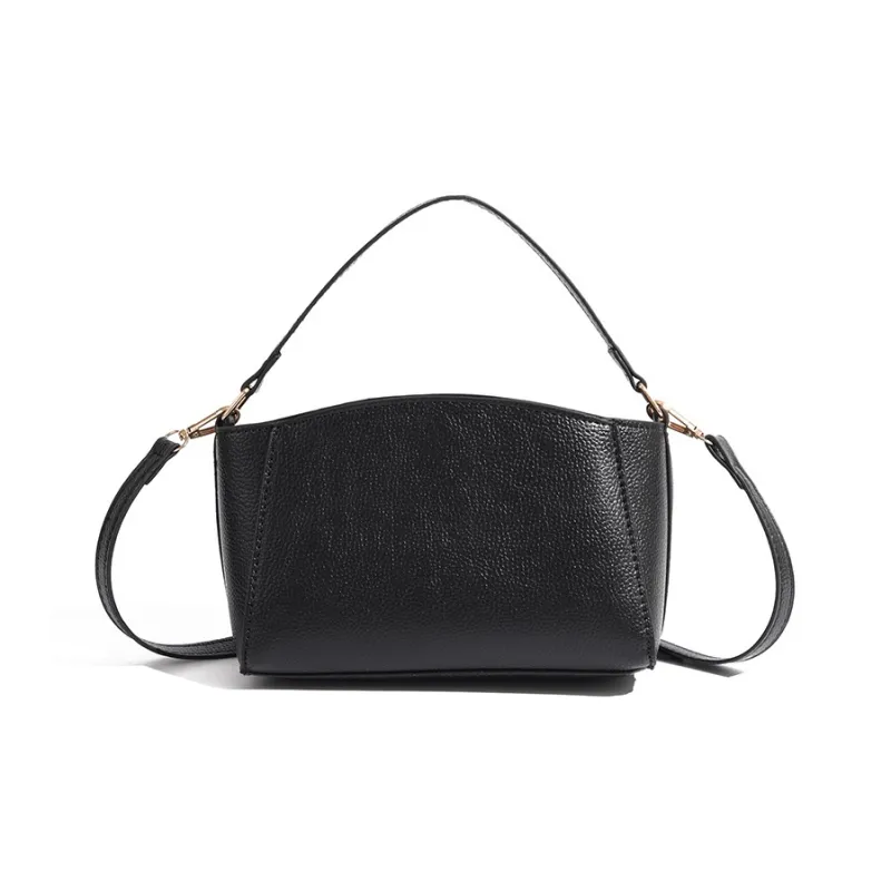SEPTWOLVES PU Handbag Small Size Women's White/Black/Khaki/Blue/Brown-3