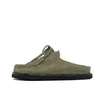 TC Abrasion Resistant Wrap toe Slippers Unisex Army Green