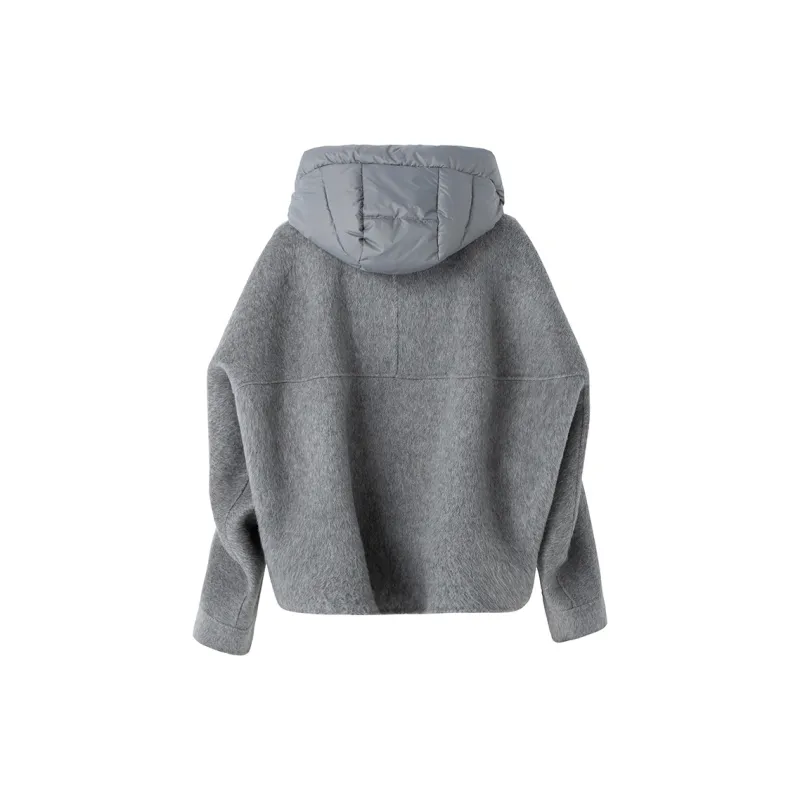 SOON FLOWER Coats Women's Twilight Gray-1