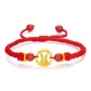 Chinese Zodiac Rabbit Bracelet Red String