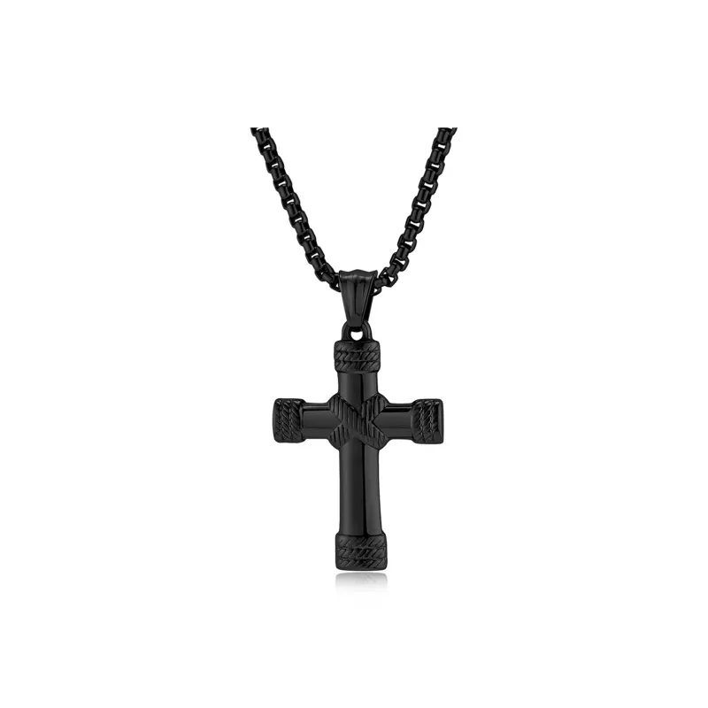 Sanpowa Stainless Steel Necklaces Men's-0