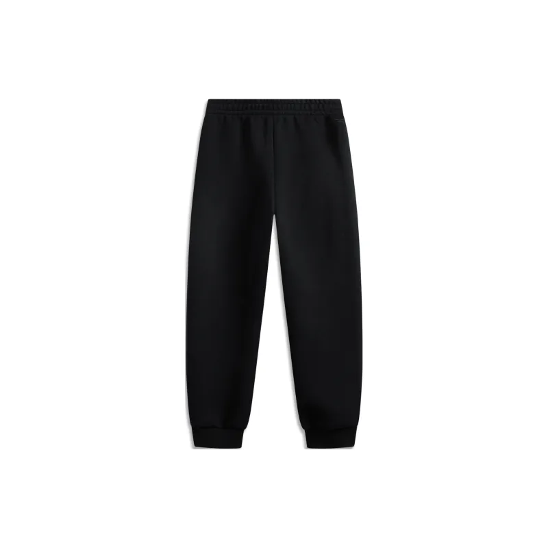 LiNing Rijin Doujin Collection Knitted Sports Pants Women's Black-1