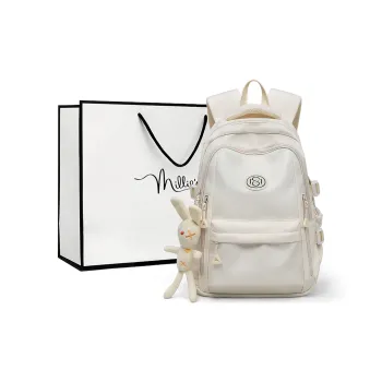 MILLIE'S Fabric Backpack Regular Women's Ecru
