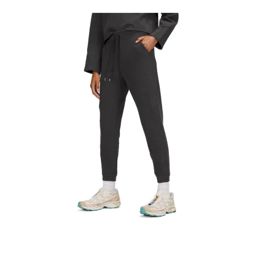 Lululemon Ribbed Casual Pants Women's Black Gray