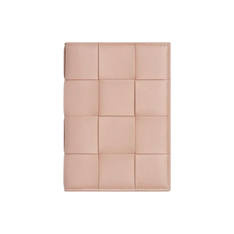 Bottega Veneta Sheepskin Passport Holder Women's Lotus Blossom Pink-2